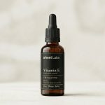 Sheni Labs Vitamine E, complément alimentaire — 134 mg de d-alpha-tocophérol naturel par goutte, flacon compte-gouttes en verre ambré de 30 mL